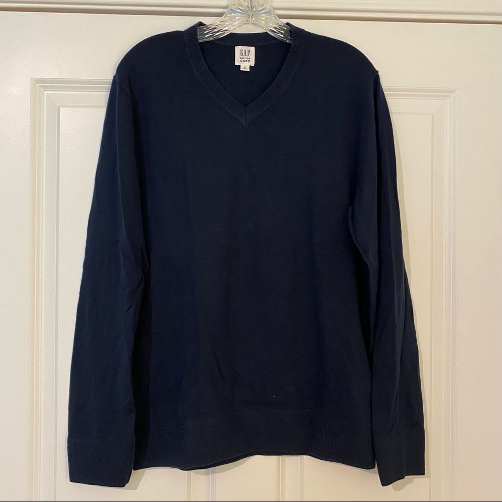GAP V-Neck Navy Blue Sweater